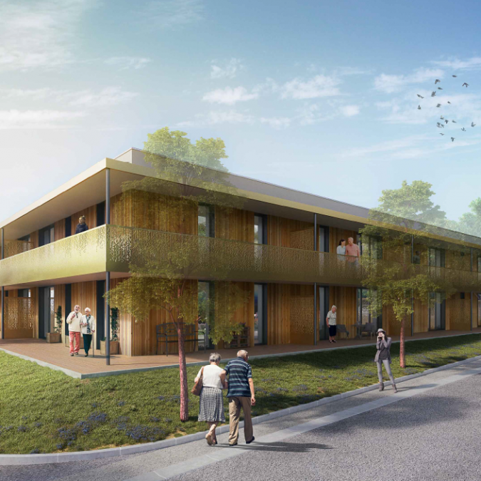 Construction de 22 logements Séniors à SERRE-LES-SAPINS &#8211; VILLA GENERATION Pfastatt 2
