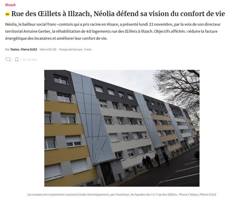 1 | CIBATHERM Zoom sur la Rue des Œillets à Illzach Wittelsheim 0