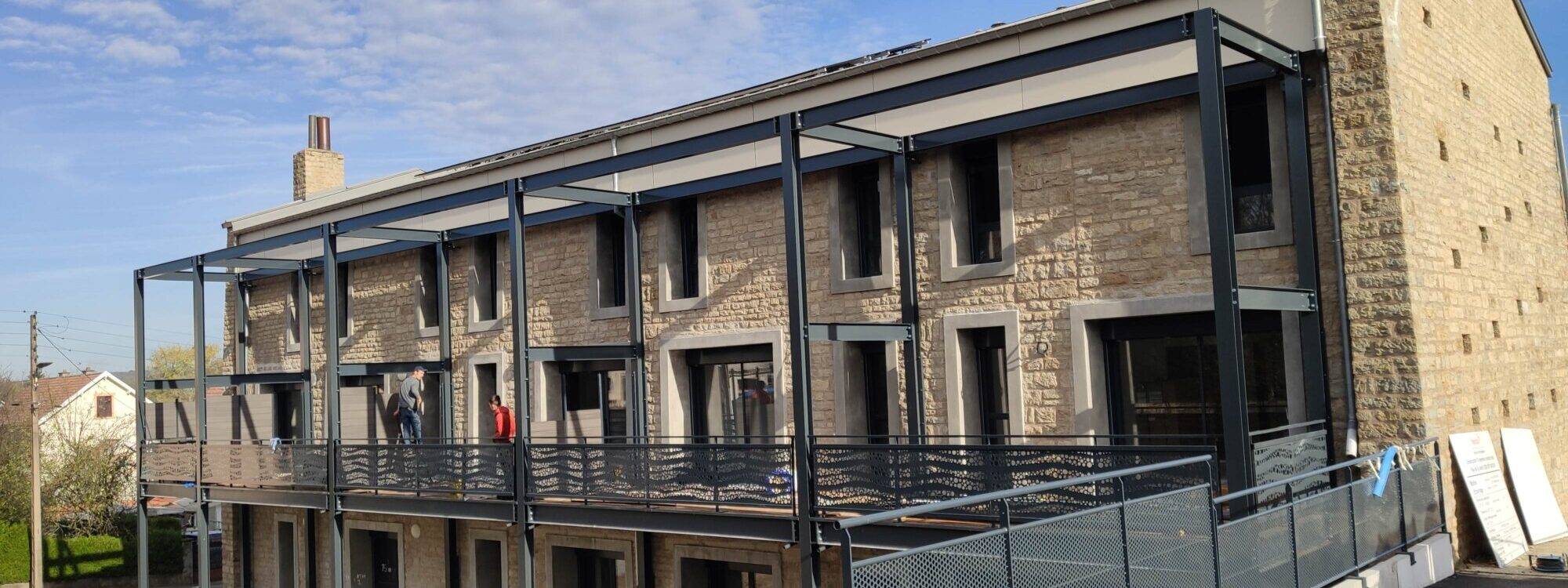 TRANSFORMATION D&#8217;UNE EGLISE EN 10 LOGEMENTS COLLECTIFS A BETHONCOURT Pfastatt
